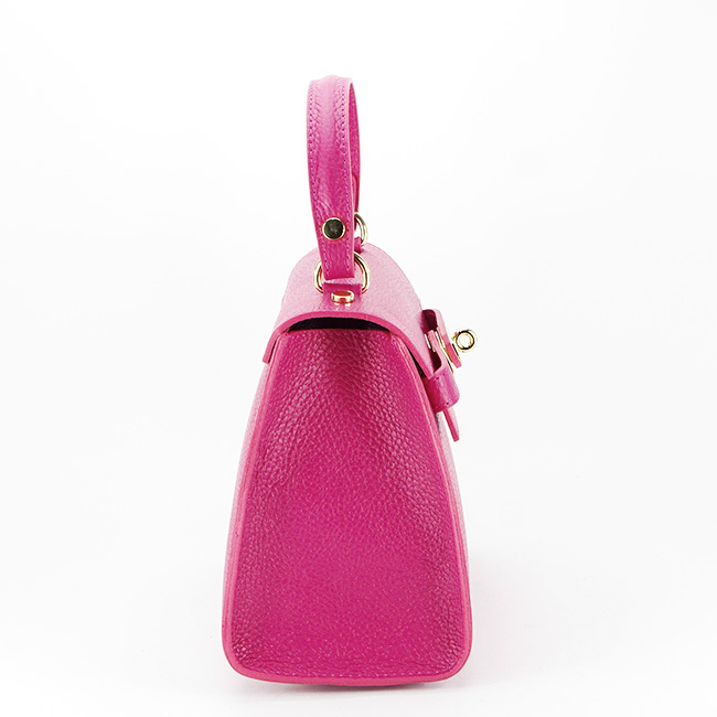 Geanta din piele naturala 8949 121 Fucsia [3]