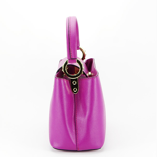 Geanta din piele naturala 8950 120 Fucsia [3]