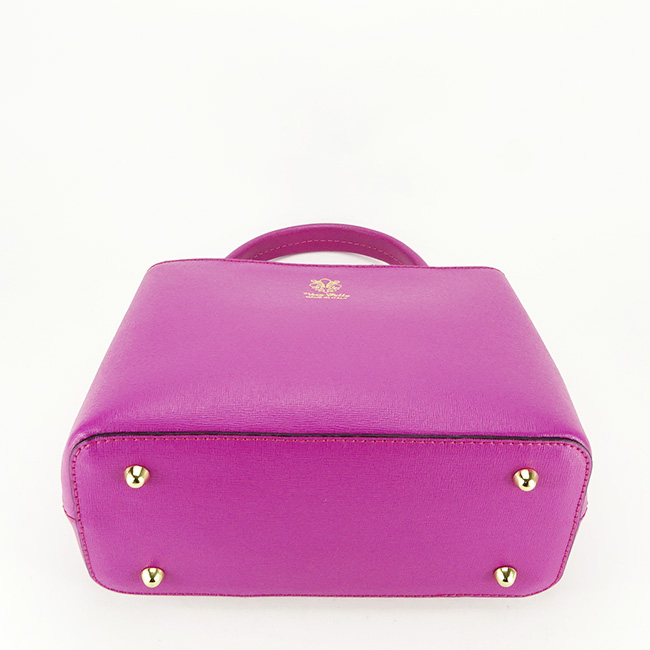 Geanta din piele naturala 8950 120 Fucsia [6]