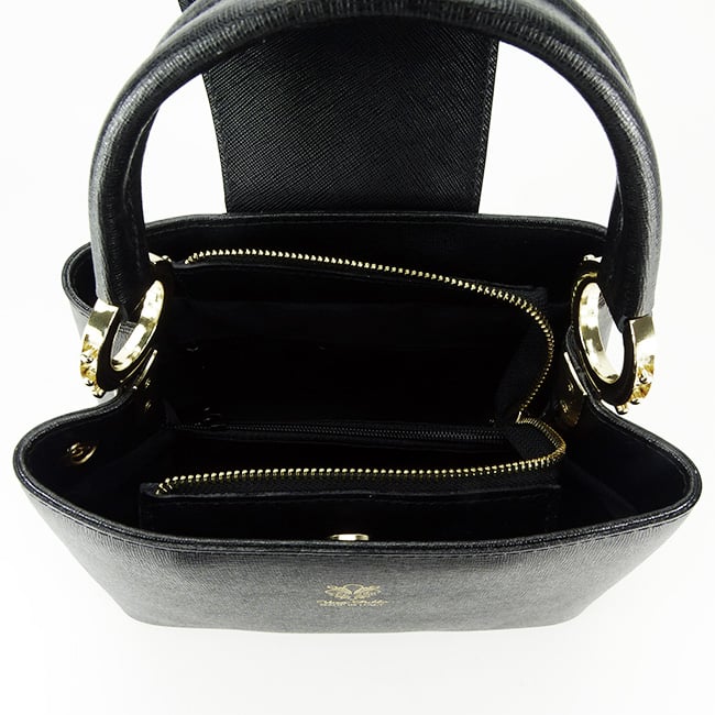 Geanta din piele naturala 8950 120 Negru [7]