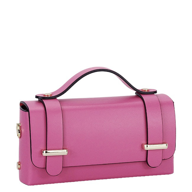 Geanta mica fuchsia din piele naturala 1870 06 [5]