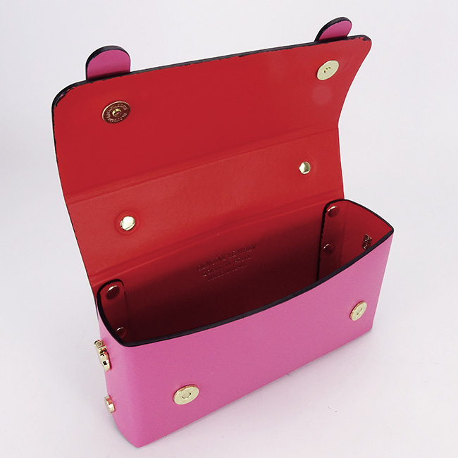 Geanta mica fuchsia din piele naturala 1870 06 [10]