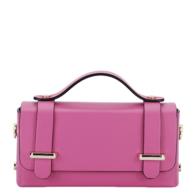 Geanta mica fuchsia din piele naturala 1870 06 [4]