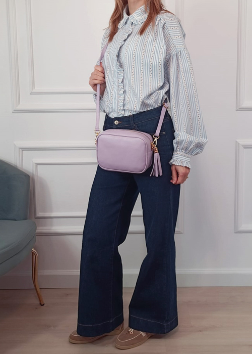 Geanta mica mov lavanda din piele naturala 1533 123 [3]