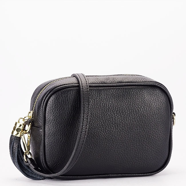 Geanta mica neagra din piele naturala 1533 123 [3]