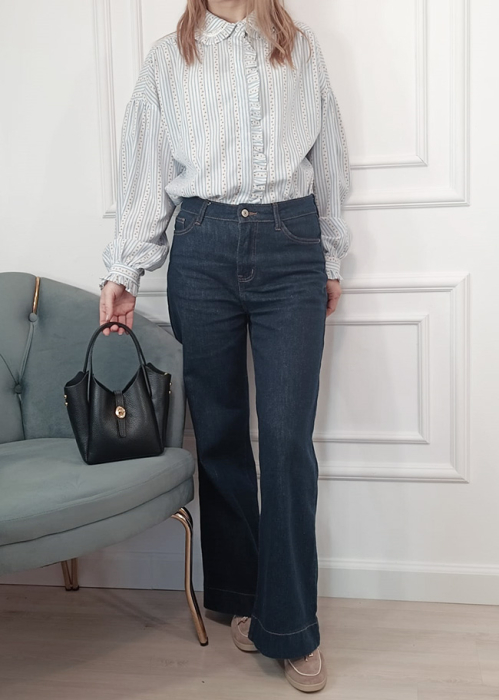 Geanta mica neagra din piele naturala 2057 131 [3]