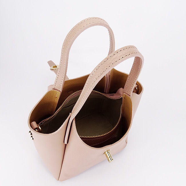 Geanta mica roz din piele naturala 2057 131 [8]