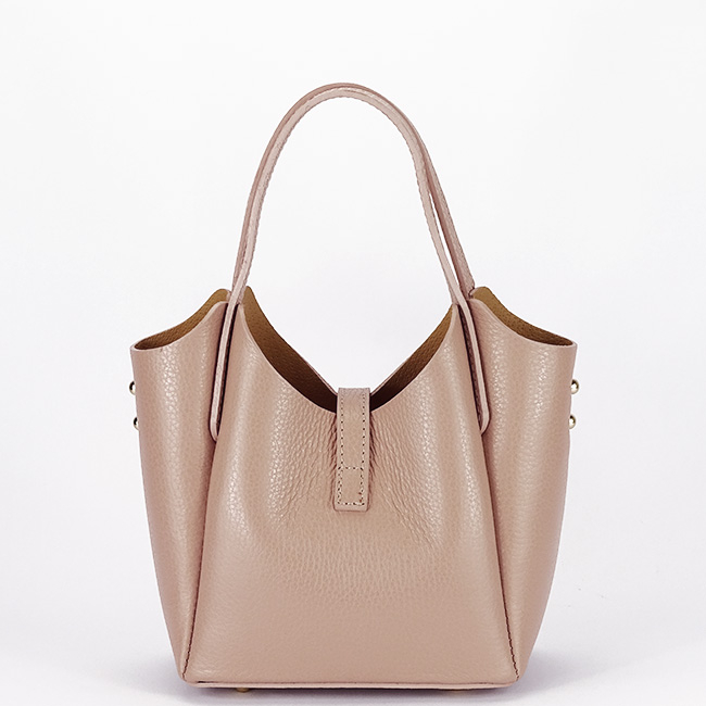 Geanta mica roz din piele naturala 2057 131 [4]