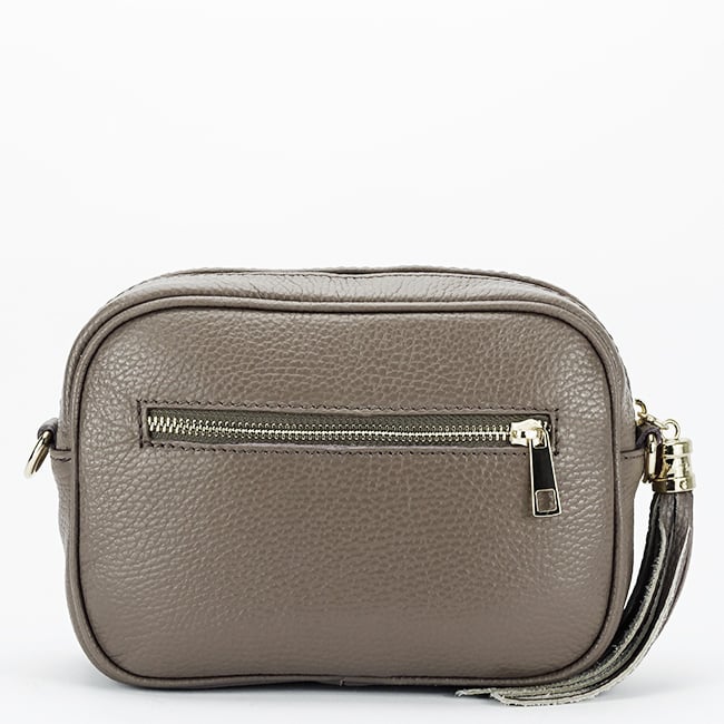Geanta mica taupe din piele naturala 8957 124 [4]