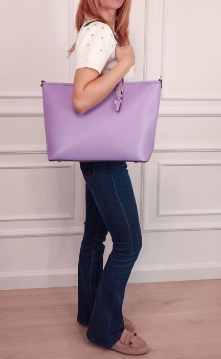 Geanta mov Flora&Co Paris de talie mare F1808 16 [2]