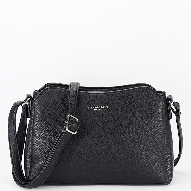 Geanta neagra casual FloraCO Paris F2516 M9