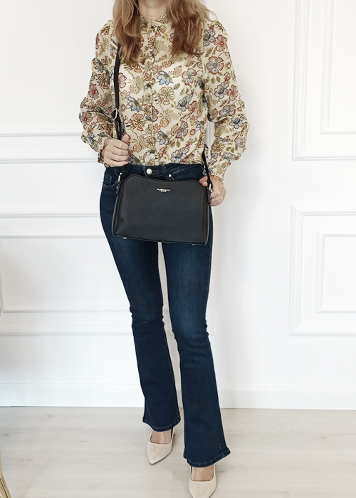 Geanta neagra casual Flora&CO Paris F2516 M9 [2]