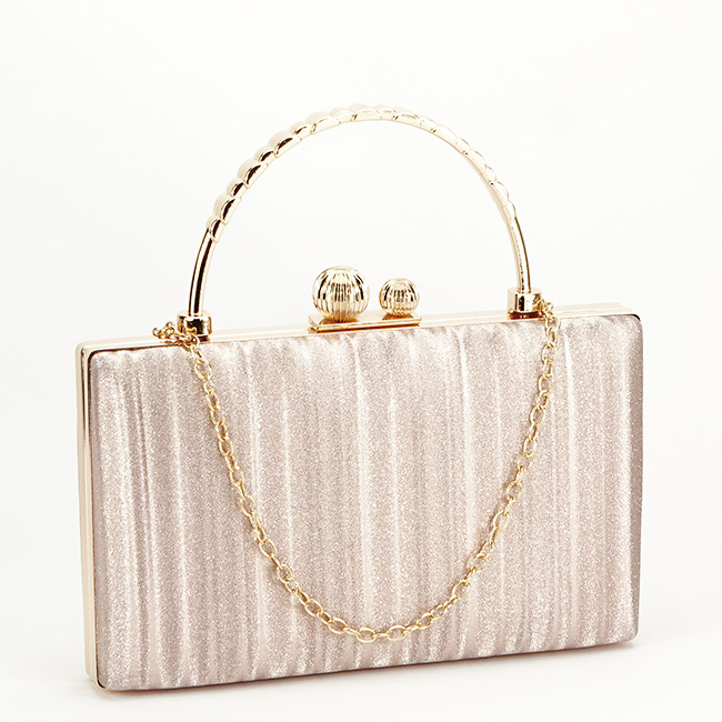 Geanta auriu rose, clutch cu maner BME-622 05 [3]