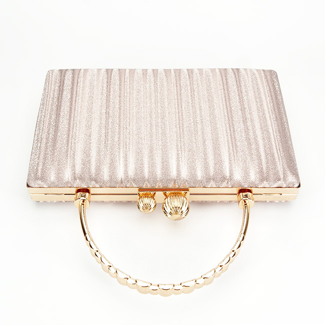 Geanta auriu rose, clutch cu maner BME-622 05 [4]