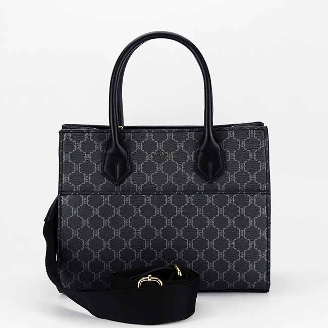 Geanta neagra cu imprimeu Acacia Paris G-24254 12 [6]
