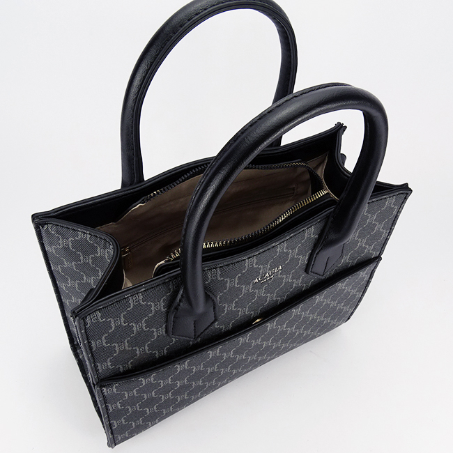 Geanta neagra cu imprimeu Acacia Paris G-24254 12 [8]