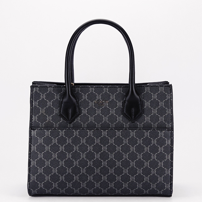 Geanta neagra cu imprimeu Acacia Paris G-24254 12 [2]