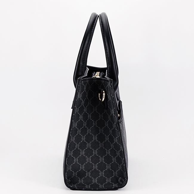 Geanta neagra cu imprimeu Acacia Paris G-24254 12 [3]