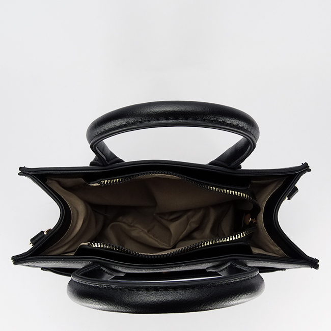 Geanta neagra cu imprimeu Acacia Paris G-24254 12 [7]
