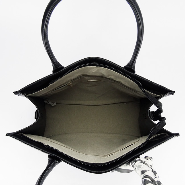 Geanta neagra David Jones Paris cu esarfa CM7642-1 11 [8]