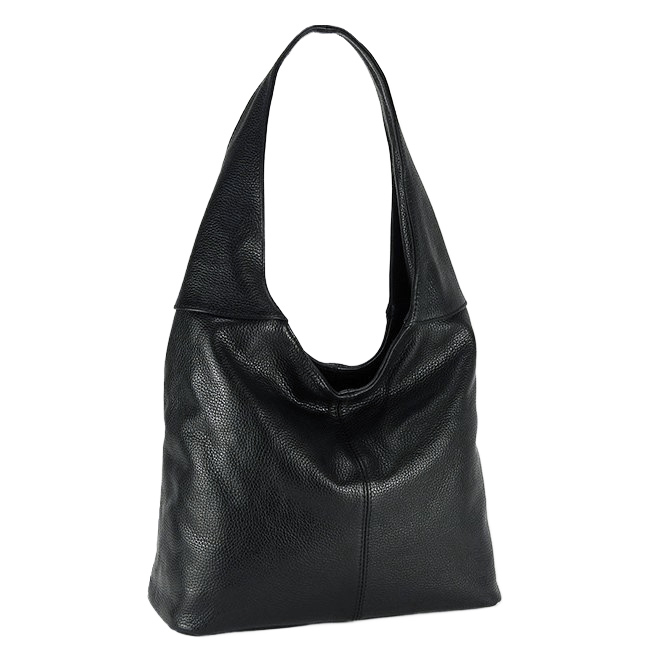 Geanta neagra de talie mare din piele naturala 8924 127 [2]