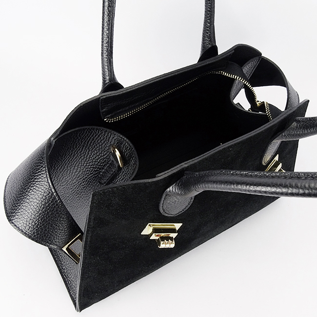 Geanta neagra din piele naturala 1895 130 [9]