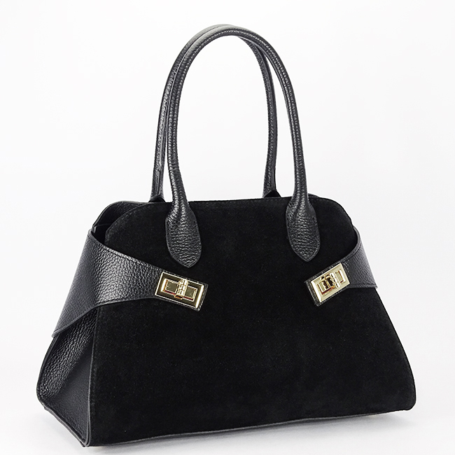 Geanta neagra din piele naturala 1895 130 [3]