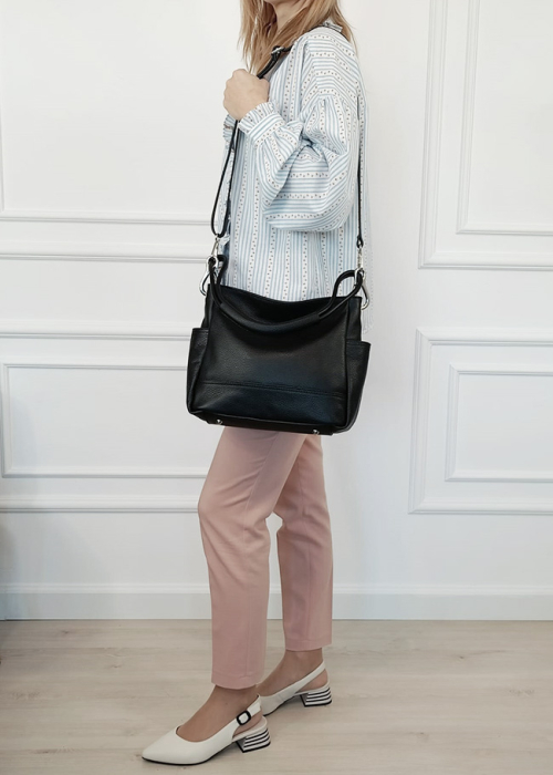 Geanta neagra din piele naturala 2047 123 [5]