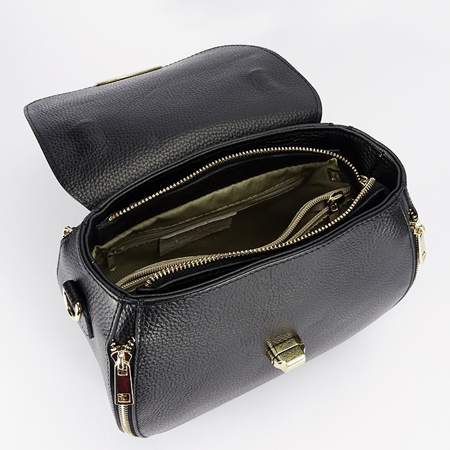 Geanta neagra din piele naturala 2095 127 [9]
