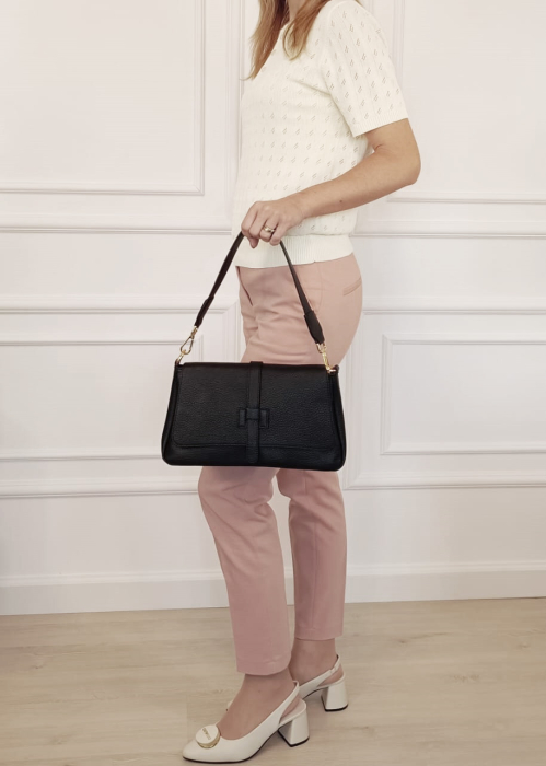 Geanta neagra din piele naturala 8903 127 [2]