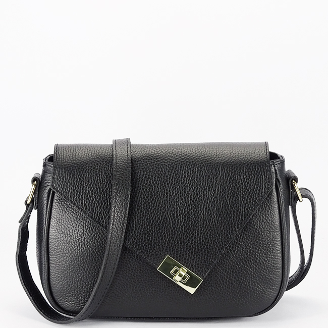 Geanta neagra din piele naturala 8911 128