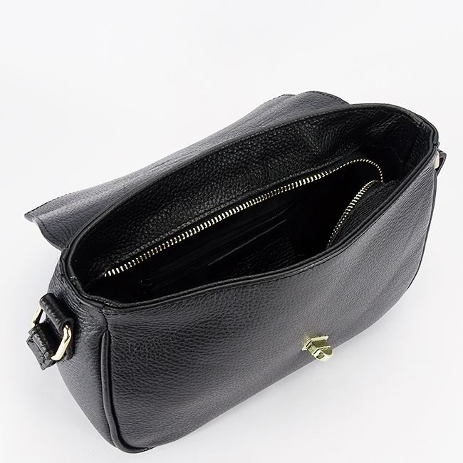 Geanta neagra din piele naturala 8911 128 [8]