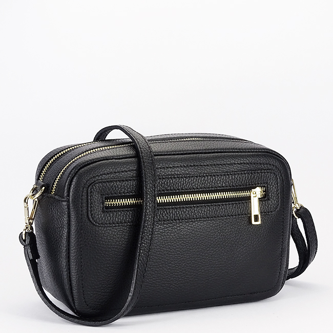 Geanta neagra din piele naturala 8915 124 [2]