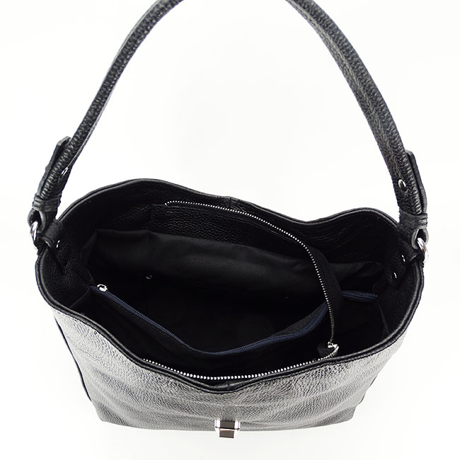 Geanta neagra din piele naturala 8963 124 [7]