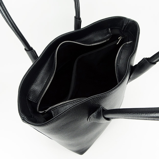 Geanta neagra din piele naturala 8966 123 [7]