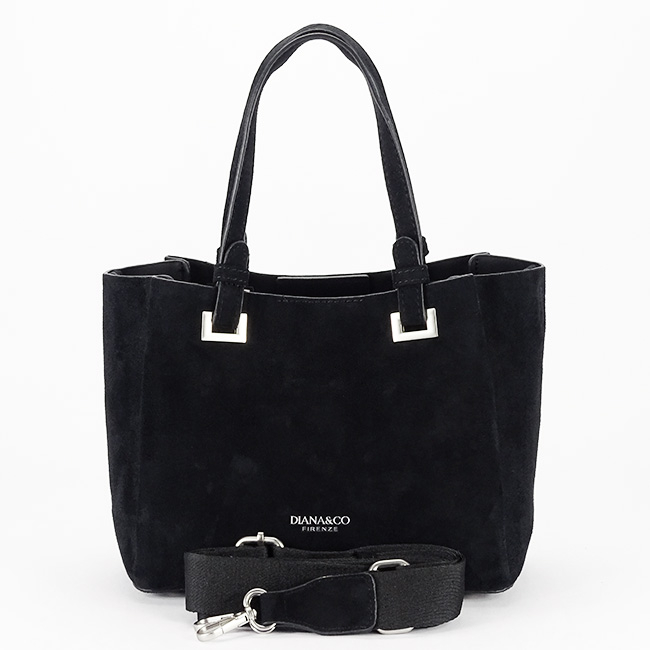 Geanta neagra din velur DIANA&CO DHJ929-2 M13 [5]