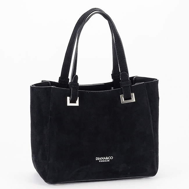 Geanta neagra din velur DIANA&CO DHJ929-2 M13 [3]