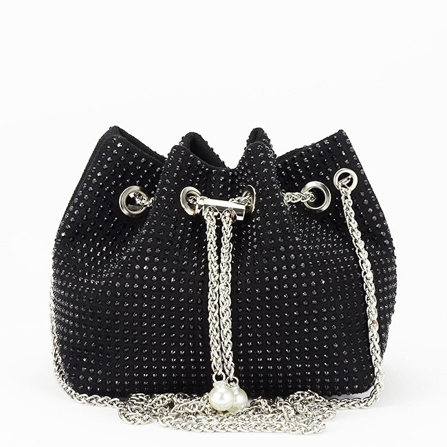 Geanta neagra eleganta cu pietricele 625 05 [3]