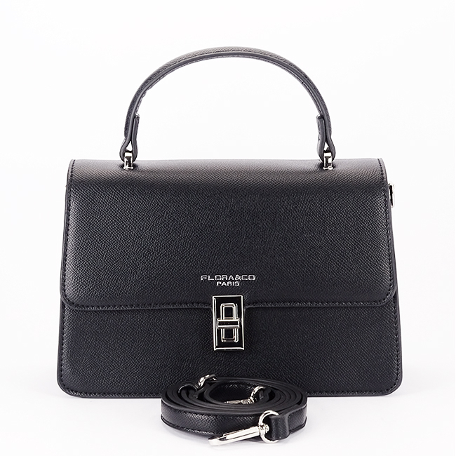 Geanta resigilata neagra Flora&CO F8540-RESIG [5]