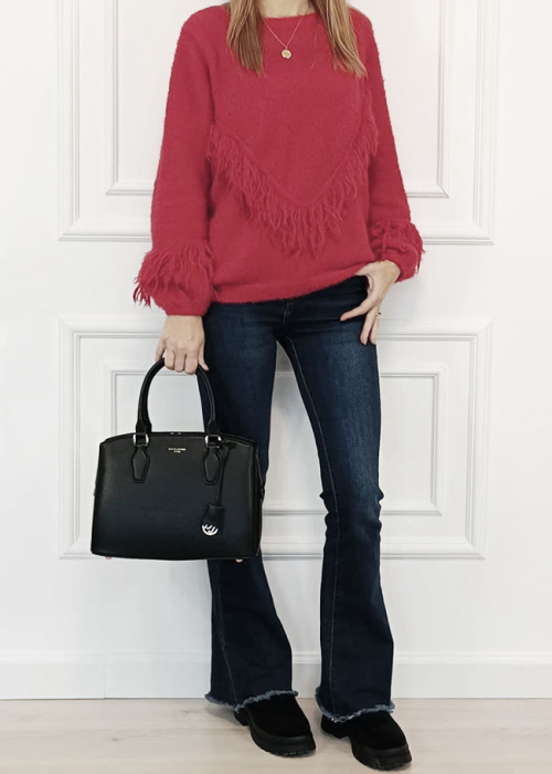 Geanta neagra mare David Jones CM7252-2 16 [2]