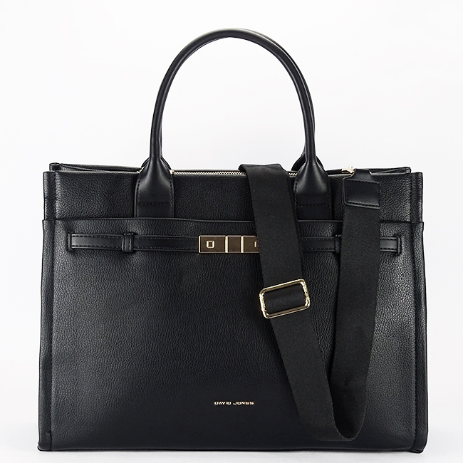 Geanta resigilata neagra mare David Jones CM7736-RESIG [6]