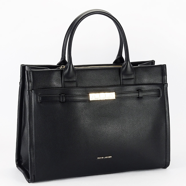 Geanta resigilata neagra mare David Jones CM7736-RESIG [3]