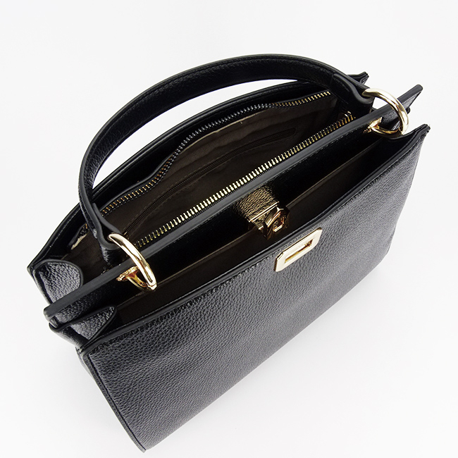 Geanta neagra medie David Jones Paris 7188-2 12 [8]