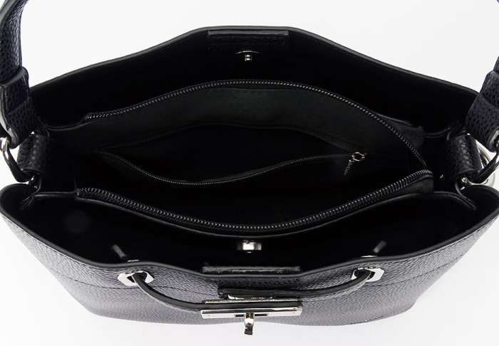 Geanta neagra medie Flora&CO Paris F8510 M3 [8]