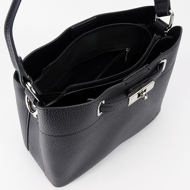 Geanta neagra medie Flora&CO Paris F8510 M3 [9]