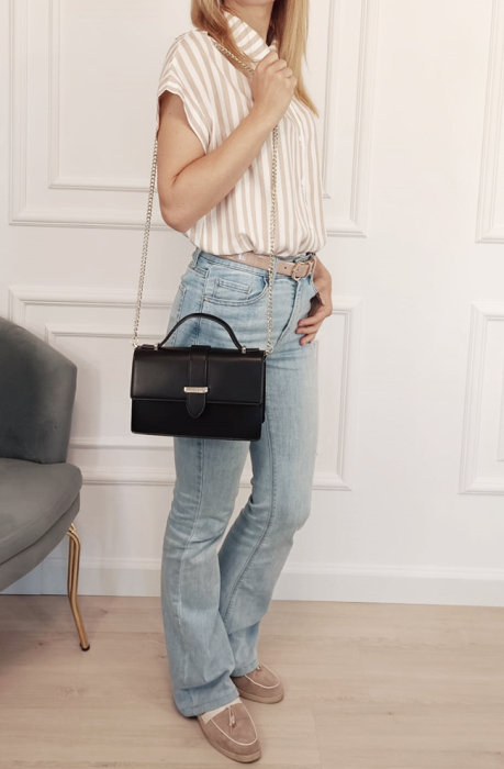 Geanta neagra mica Flora&CO Paris F8566 14 [2]