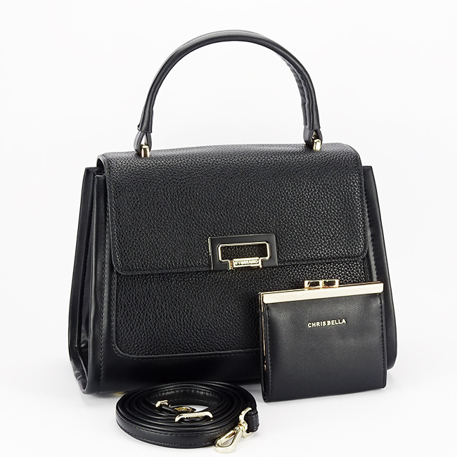 Geanta neagra Premium cu portofel CB2420-1 11 [5]