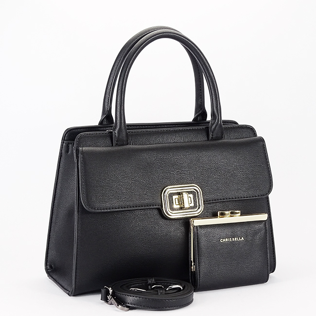 Geanta neagra Premium cu portofel CB2425-2 13 [2]