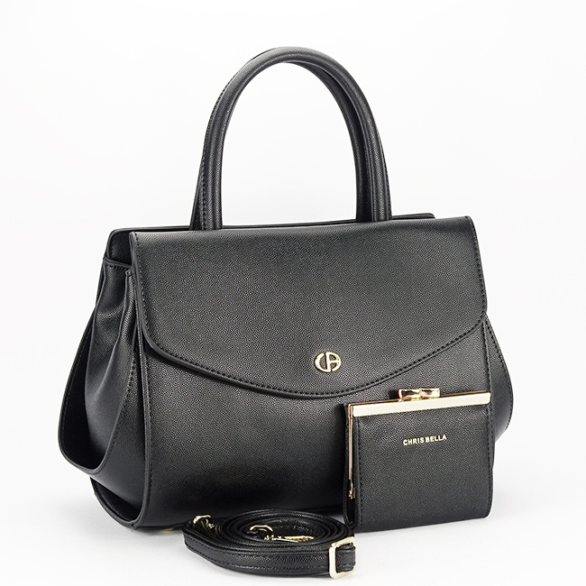 Geanta neagra Premium cu portofel CB2427-2 M6 [2]