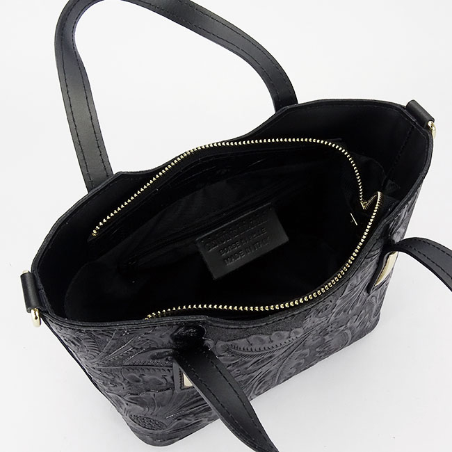 Geanta negru din piele naturala 8904 131 [9]